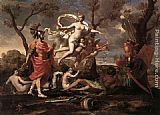 Venus Presenting Arms to Aeneas by Nicolas Poussin